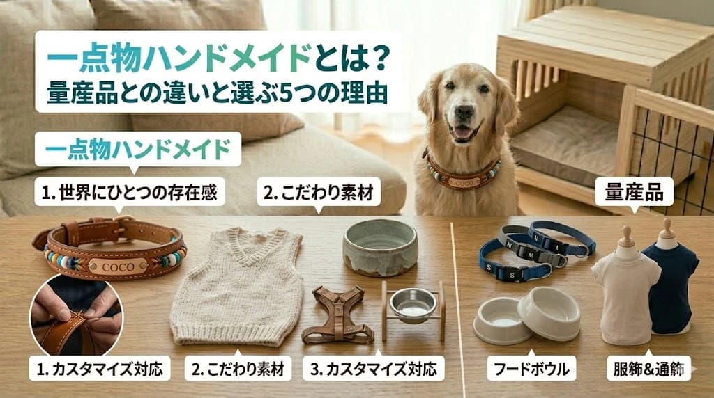 一点物ハンドメイドとは? | 量産品との違いと、ハンドメイド製品を選ぶべき5つの理由