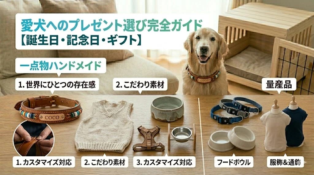愛犬へのプレゼント選び完全ガイド【誕生日・記念日・ギフト】