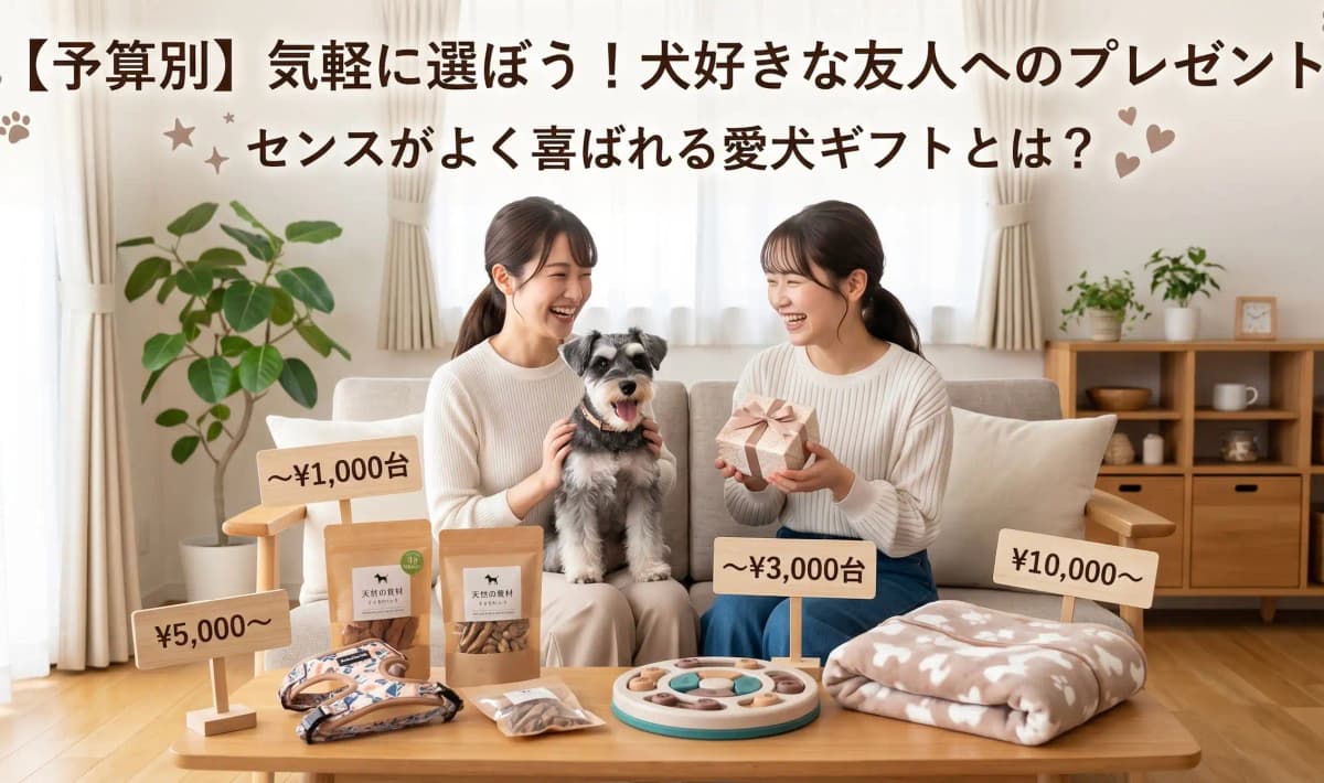 【予算別】気軽に選ぼう!犬好きな友人へのプレゼント | センスがよく喜ばれる愛犬ギフトとは?
