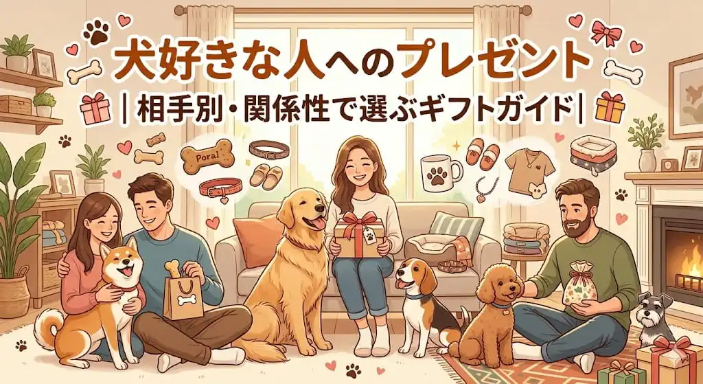 犬好きな人へのプレゼント | 相手別・関係性で選ぶギフトガイド