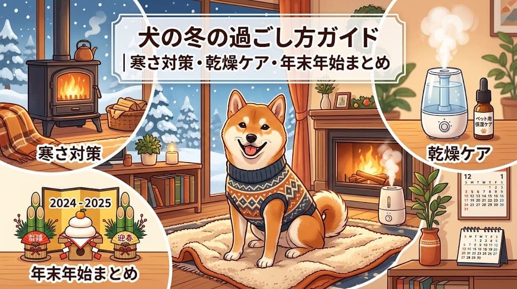 犬の冬の過ごし方ガイド | 寒さ対策・乾燥ケア・年末年始まとめ