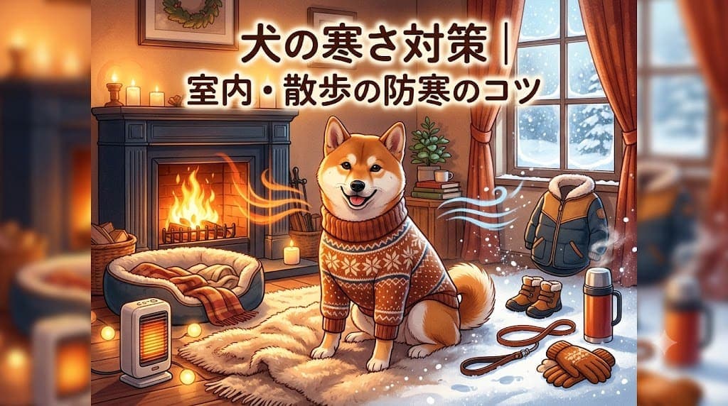 犬の寒さ対策 | 室内・散歩の防寒のコツ