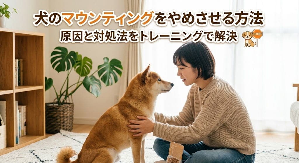 犬のマウンティングをやめさせる方法|原因と対処法を考えてみる