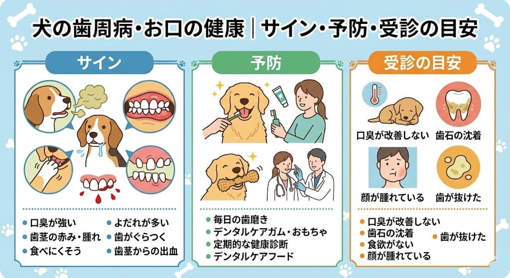 犬の歯周病・お口の健康|サイン・予防・受診の目安