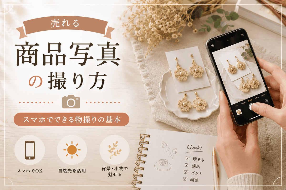 売れる商品写真の撮り方|スマホでできる物撮りの基本