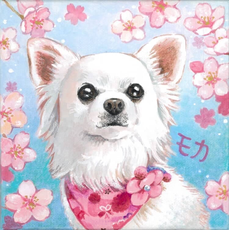 なつき〜お花×ペット似顔絵屋さん